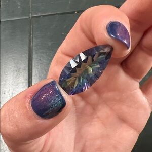 Iridescent Mystic Mardi Gras Colors Unidentified Loose Gemstone 💎